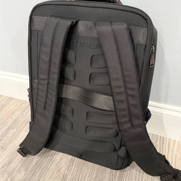 Sleek Black Men's Backpack by
